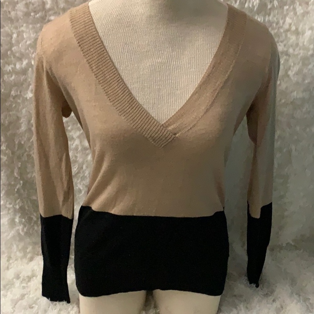Club Monaco two tone sweater